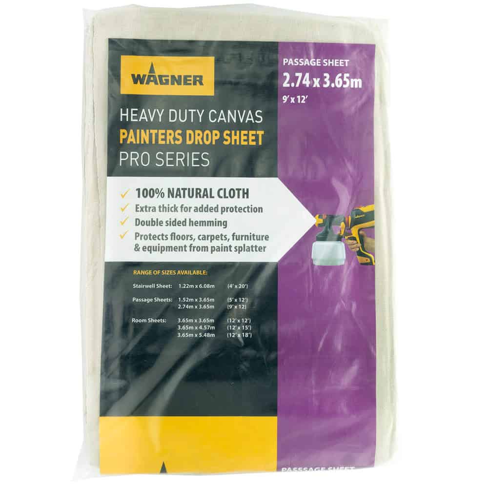 9' x 12' Canvas Drop Cloth - Heavy Duty