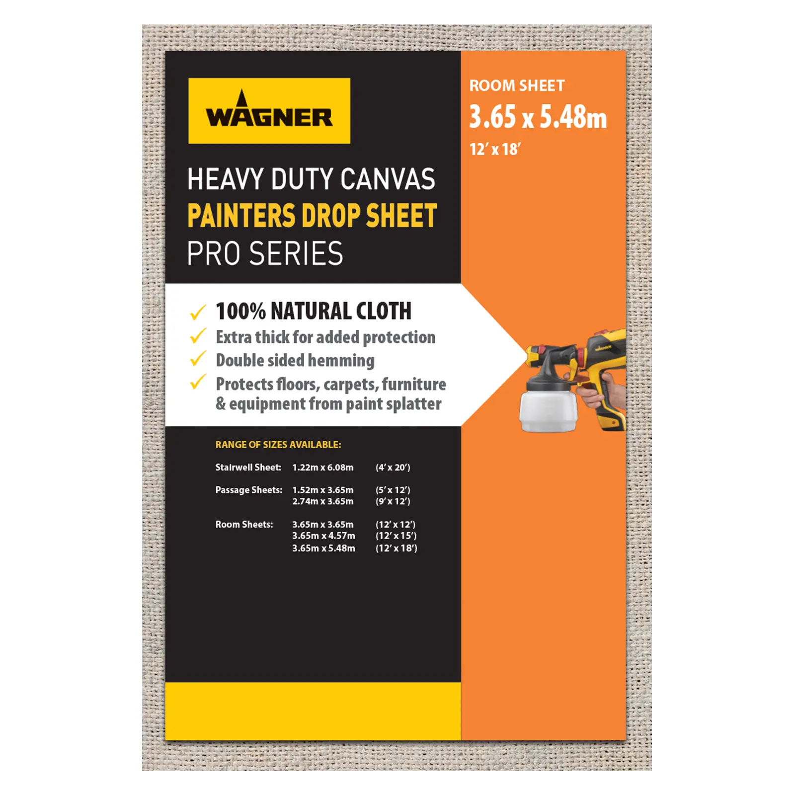 2488363 12 x 18 Canvas Drop Sheet Product Shot