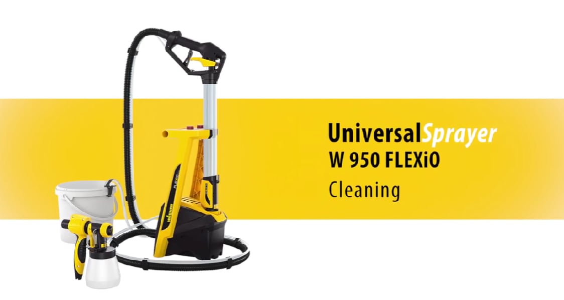 Wagner Flexio 950 - Cleaning