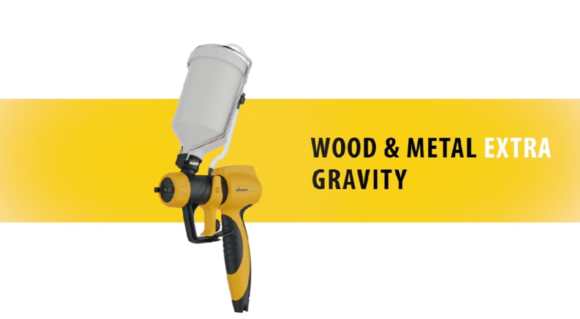 Wood & Metal Gravity Spray Attachment - Flexio 690 Extra Spray Kit