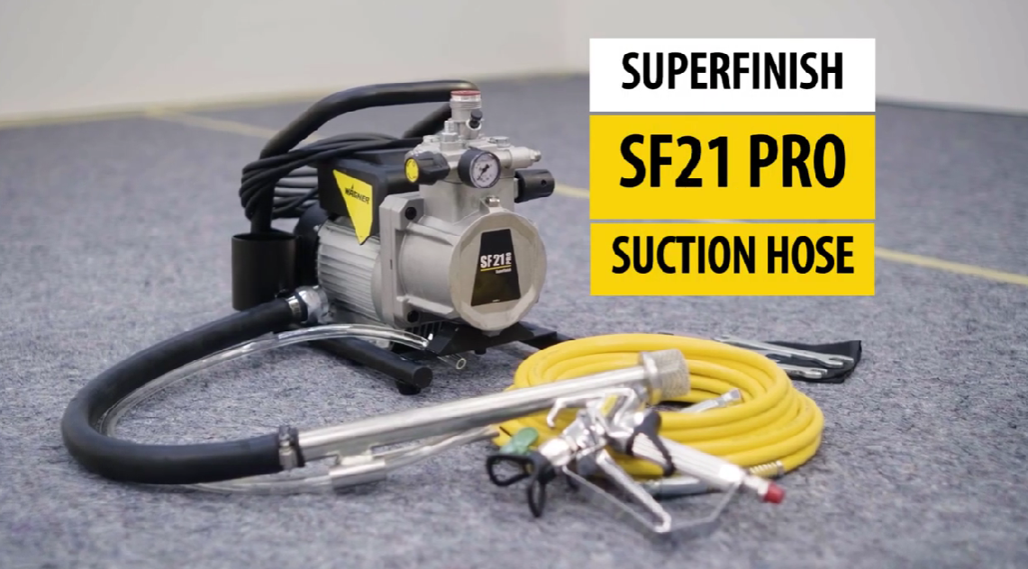 How to setup your SuperFinish SF21 Pro with the Suction hose