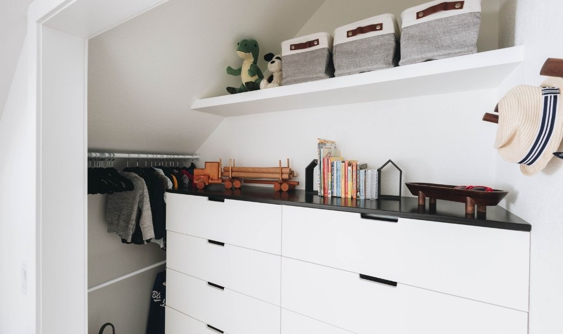 Budget friendly closet makeover