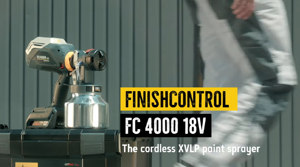 Meet the FinishControl FC 4000 18V | Cordless Fine Spraying Paint System