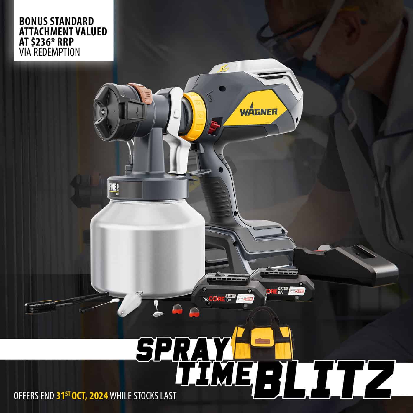 FinishControl FC 4000 18V XVLP Sprayer