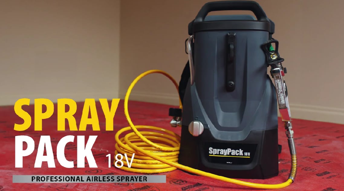 Spraypack 18V | The Ultimate in Cordless Spraying