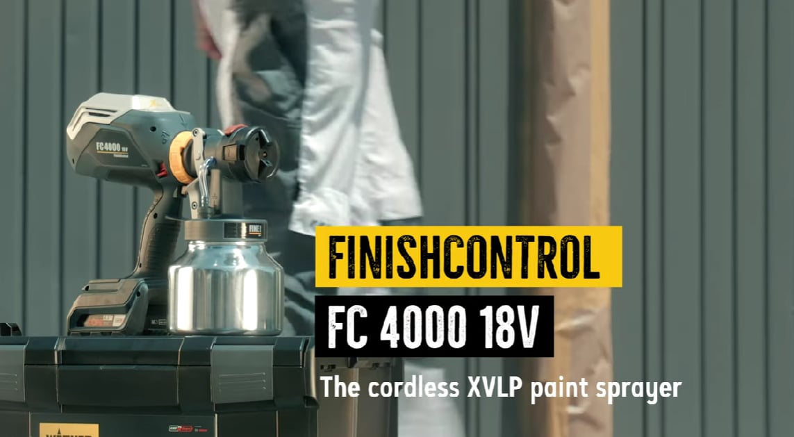 Meet the FinishControl FC 4000 18V | Cordless Fine Spraying Paint System