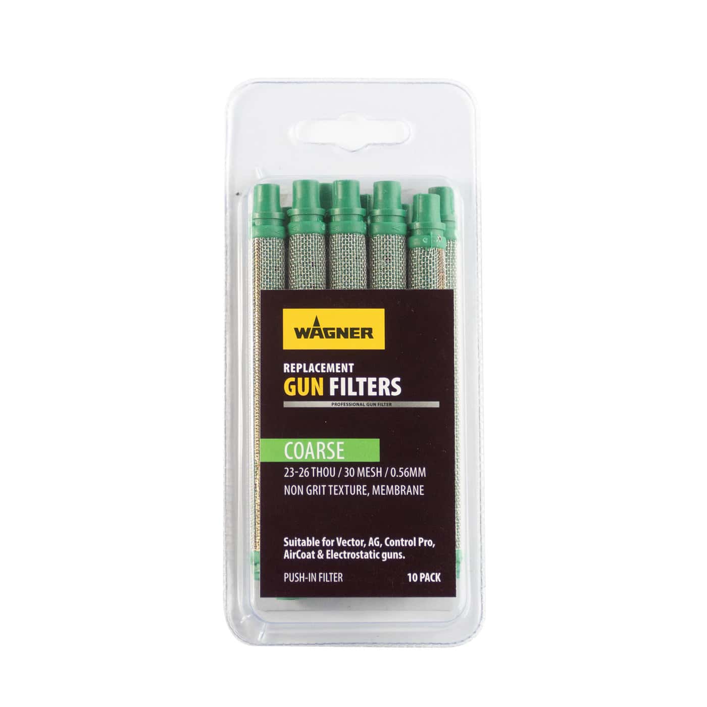 Coarse (Green) Gun Filters 10pk