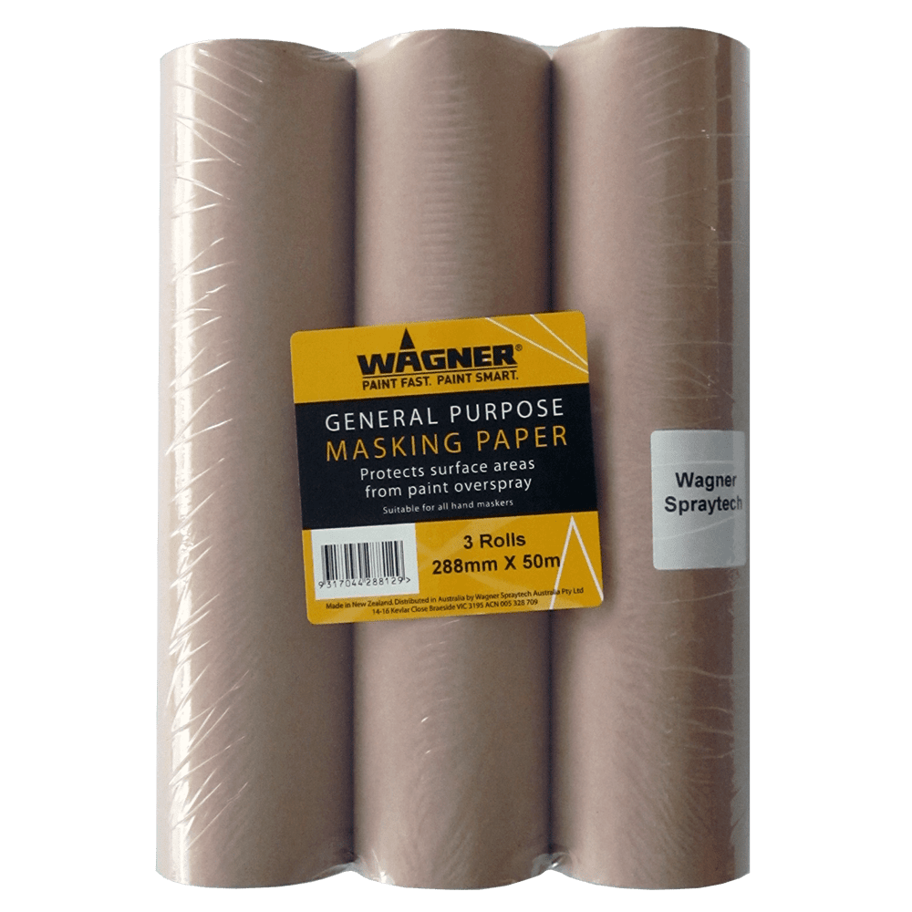 288mm x 50m Masking Paper 3pk