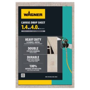1.4m x 4.0m Professional Canvas Drop Sheet