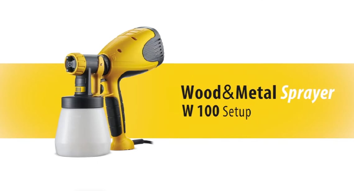 Wagner W100 - Wood & Metal Sprayer (Setup)
