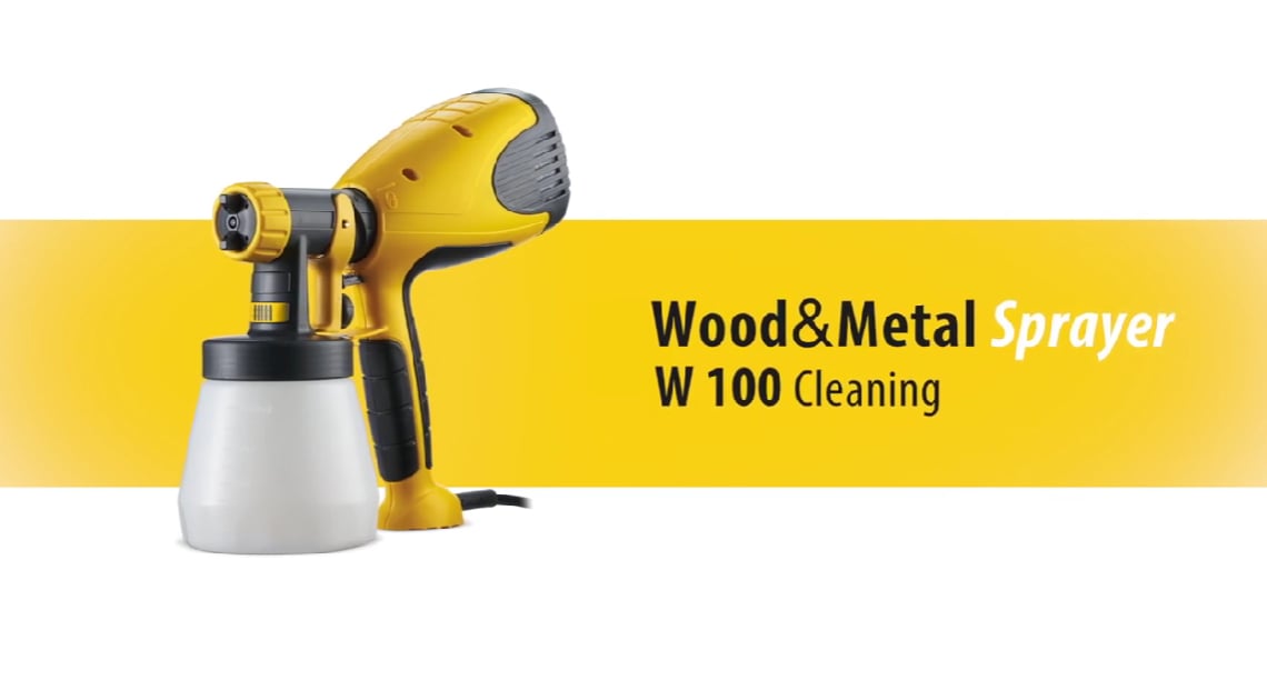 Wagner W100 - Wood & Metal Sprayer (Cleaning)